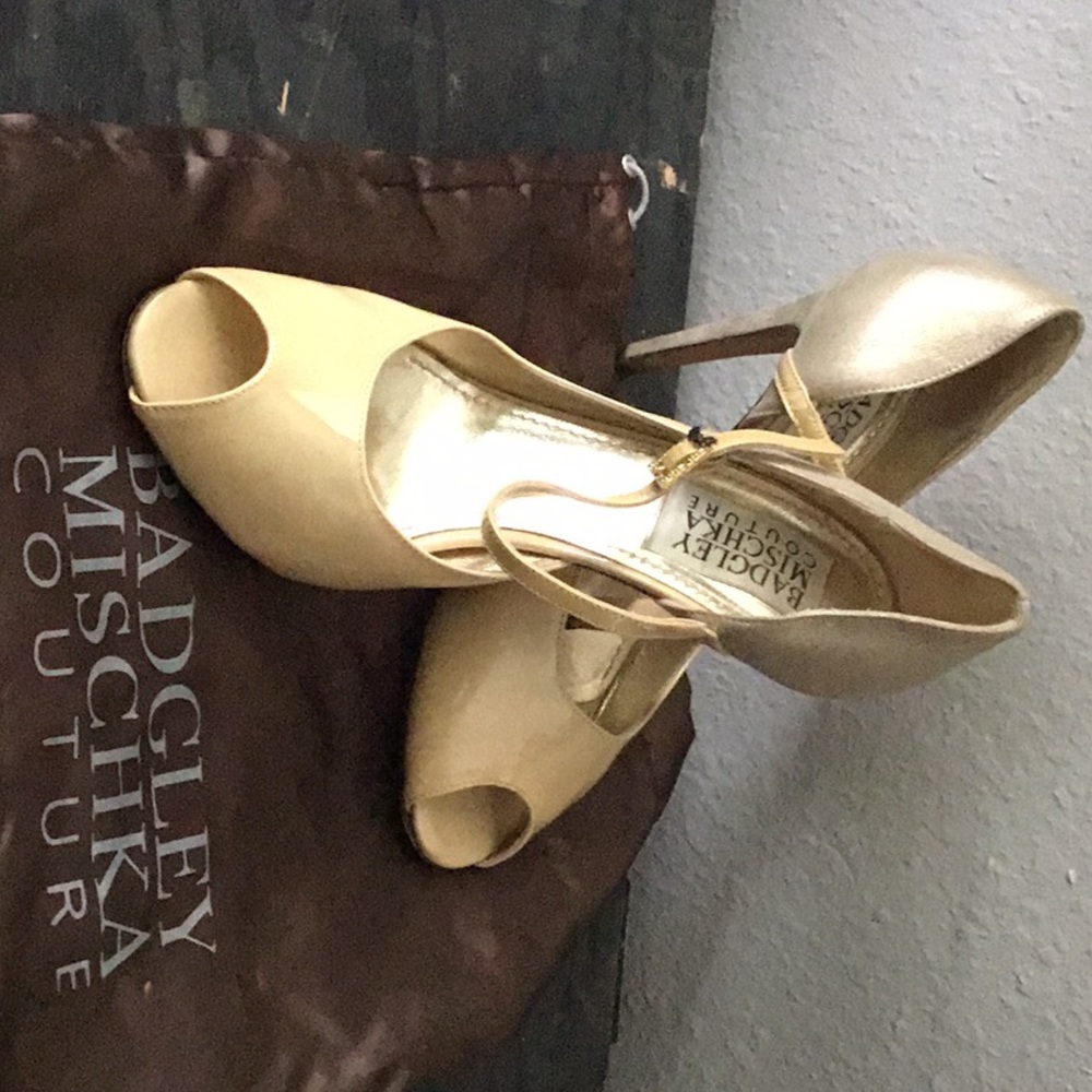 Bartley Mischka couture heels